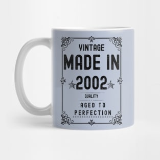 Vintage Made in 2002 Quality Aged to Perfection Mug